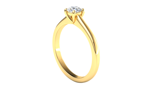 Four Claw Solitaire 0.3ct - Image 2