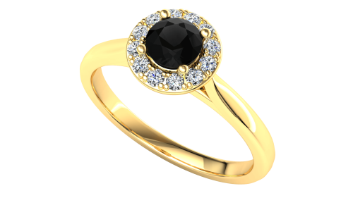 Single halo 0.3ct