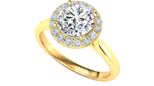 Single halo 1ct