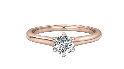 Six claw solitaire 0.3ct - Image 4