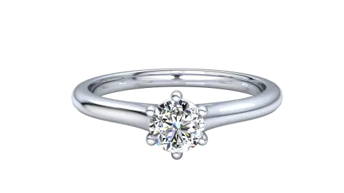 Six claw solitaire 0.3ct - Image 10
