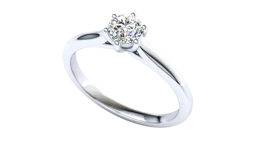 Six claw solitaire 0.3ct - Image 11