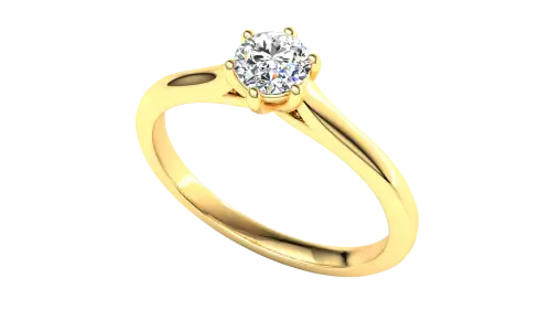 Six claw solitaire 0.3ct - Image 17
