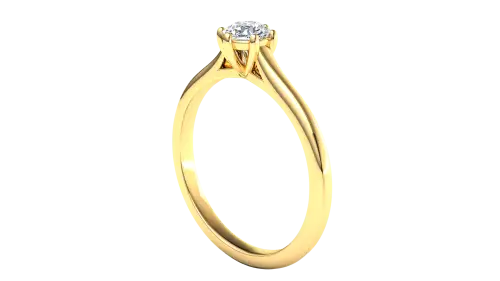 Six claw solitaire 0.3ct - Image 18
