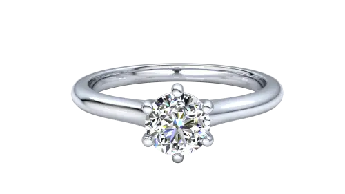 Six claw solitaire 0.5ct - Image 10