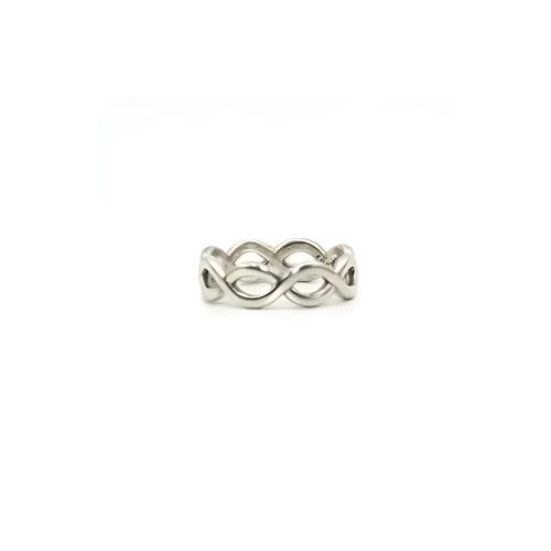 Silver Infinity Design Ring